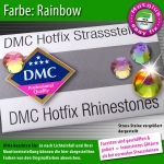 DMC Hotfix Strass-Steine SS16 Rainbow zum Aufbügeln