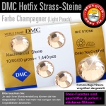 DMC Hotfix Strass-Steine SS20 Light Peach zum Aufbügeln