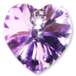 Swarovski® Anhänger 6228 Herz, ca. 10,3x10 mm Crystal Vitrail Light