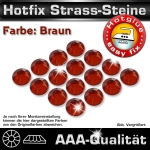 Hotfix Strass-Steine SS10 Braun zum Aufbügeln