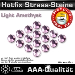 Hotfix Strass-Steine, SS16, Light Amethyst, in AAA-Qualität