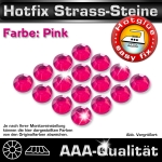 Hotfix Strass-Steine SS20 Pink zum Aufbügeln