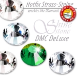 ShineStone DeLuxe Hotfix Strass-Steine SS20 Emerald AB Strasssteine zum Aufbügeln
