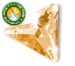 ShineStone DeLuxe - 16mm Dreieck Golden Shadow Strasssteine zum Aufnähen