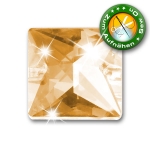 ShineStone DeLuxe - 22mm Quadrat Golden Shadow Strasssteine zum Aufnähen