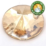 ShineStone DeLuxe - 12mm Rivoli Golden Shadow Strasssteine zum Aufnähen