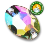 ShineStone DeLuxe - 24mm Oval Crystal AB Strasssteine zum Aufnähen