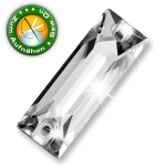 ShineStone DeLuxe - 25mm Rechteck lang Crystal Strasssteine zum Aufnähen