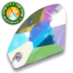 ShineStone DeLuxe - 27mm Fairy Crystal AB Strasssteine zum Aufnähen