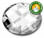 Strass-Steine aus Acryl zum Aufnähen 6mm Crystal Schachbrett