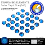 Swarovski 2058 XILION, SS5 Capri Blue Strasssteine zum Aufkleben