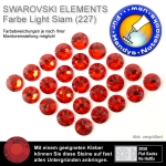 Swarovski 2058 XILION, SS5 Light Siam Strasssteine zum Aufkleben