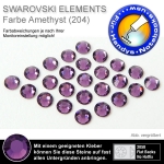Swarovski 2058 XILION, SS7 Amethyst Strasssteine zum Aufkleben