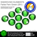 Swarovski 2058 XILION, SS7 Fern Green Strasssteine zum Aufkleben