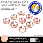 Swarovski 2058 XILION, SS7 Light Peach - Strasssteine zum Aufkleben