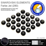 Swarovski 2058 XILION, SS9 Jet Strasssteine zum Aufkleben
