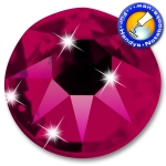 Swarovski 2088 SS12 Ruby Strasssteine zum Aufkleben