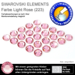 SWAROVSKI ELEMENTS 2058 XILION, SS7 Light Rose (Strass-Steine) zum Aufkleben